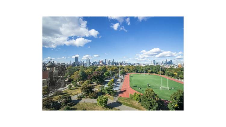 PARIKING IS INCLUDED ! This 9th floor three beds two baths apartment floats over McCarren Park and is bathed in sunlight with unobstructed and protected Manhattan Skyline views.