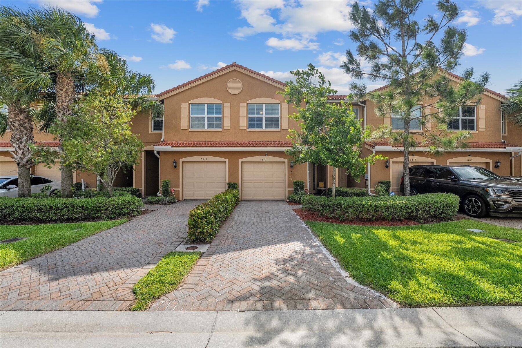 Step into this modern 2017 built townhome, move in ready with tile floors on the first level.