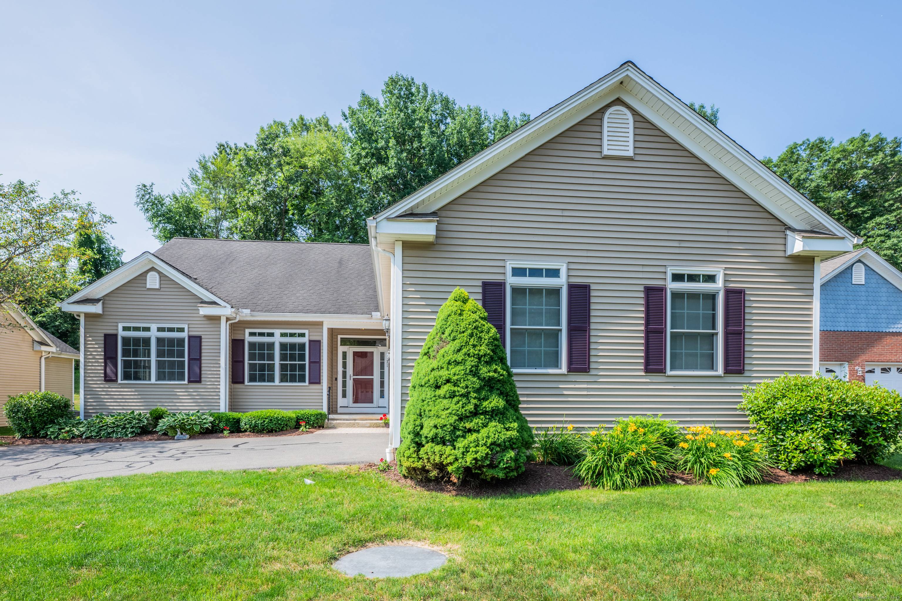 Enjoy the ease of single level living in this beautiful free standing ranch style home, nestled in one of the area's most sought after 55 communities.