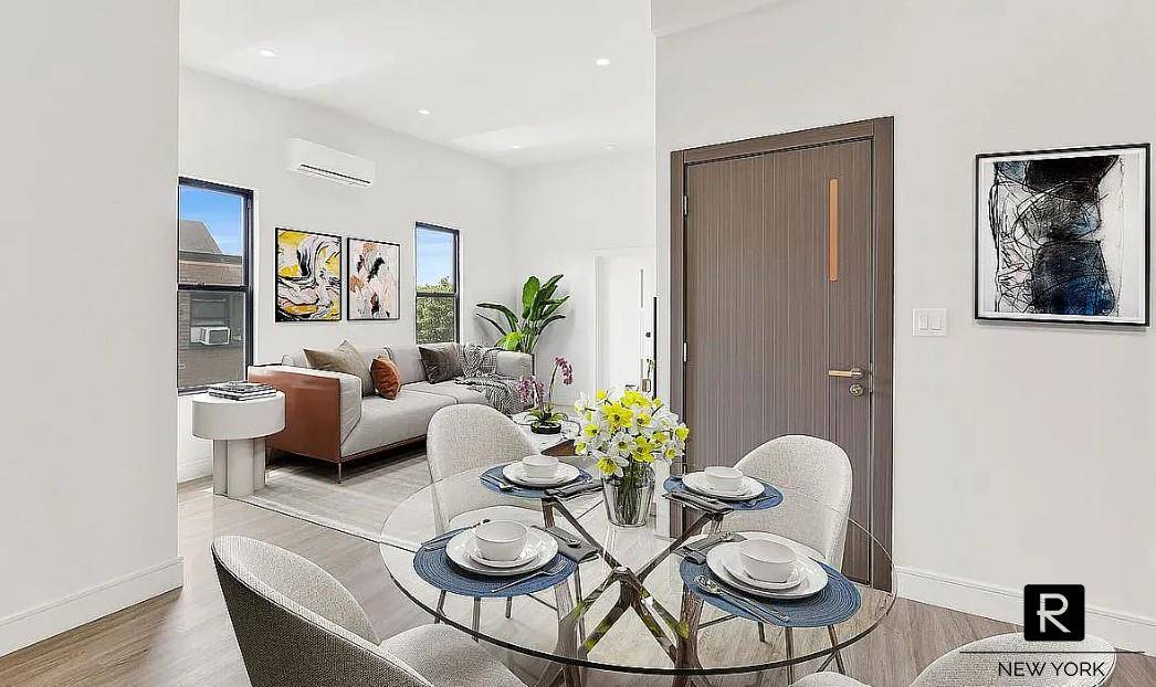 This meticulously renovated, move in ready brownstone apartment offers 3 spacious bedrooms and 2 bathrooms, including a luxurious master suite with a private bath and walk in closet.