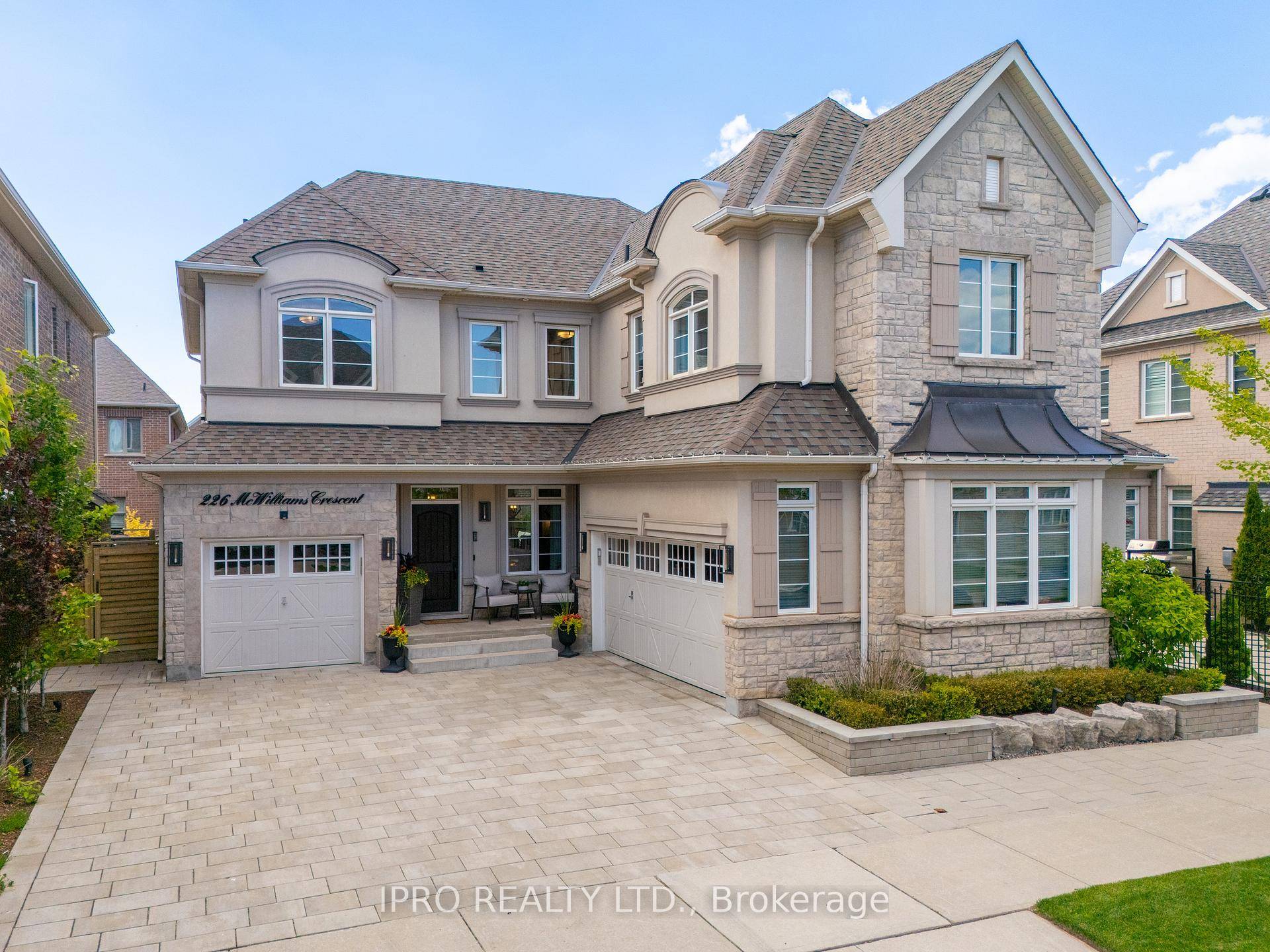 Welcome to this stunning Mattamy 3 car garage French Chateau style home, nestled in the highly sought after Preserve community of Oakville.