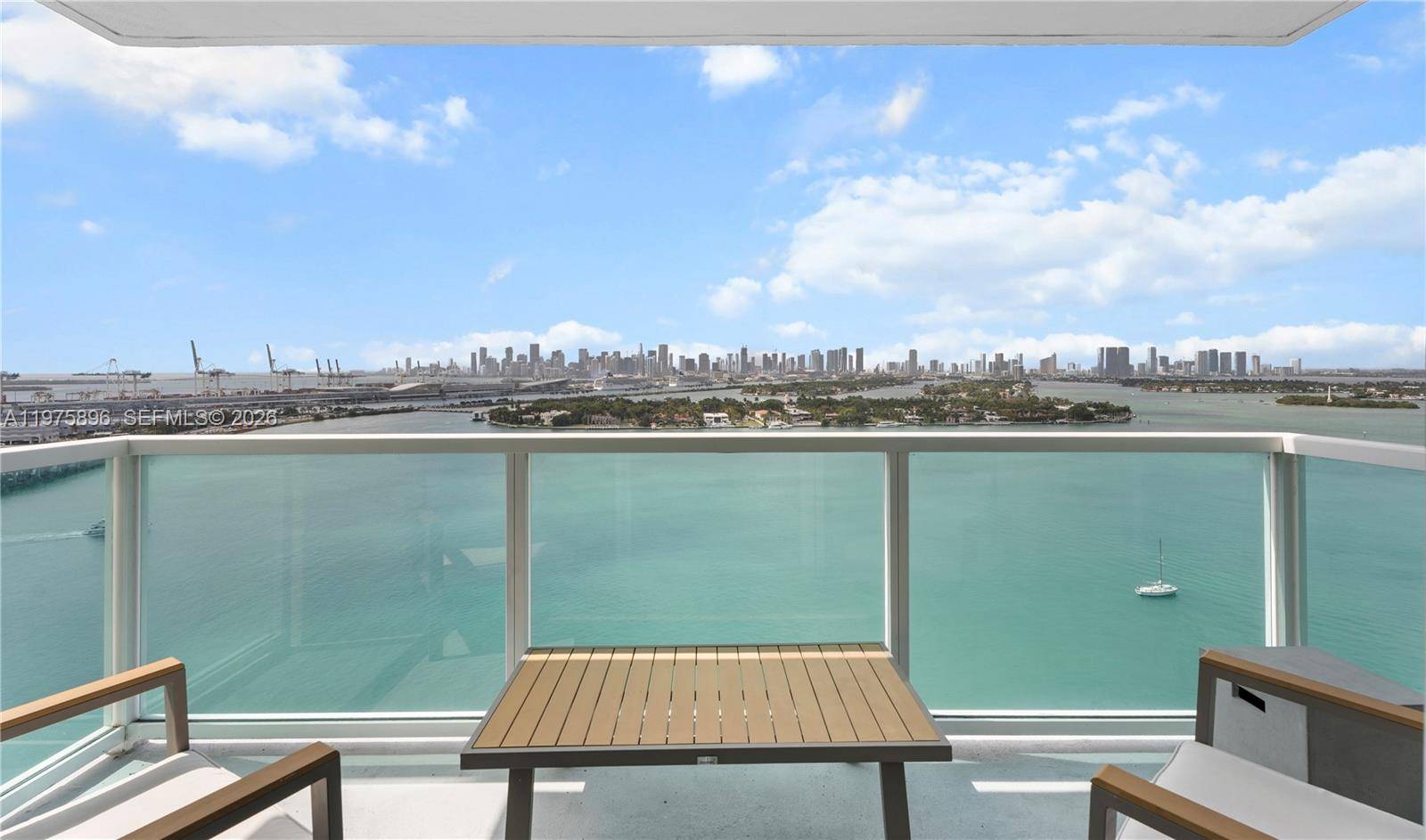 A must see ! Recently renovated and reconfigured, this 2 Bed 2 Bath redefines comfort and style while offering unparalleled direct West views of the Miami skyline and the Islands ...