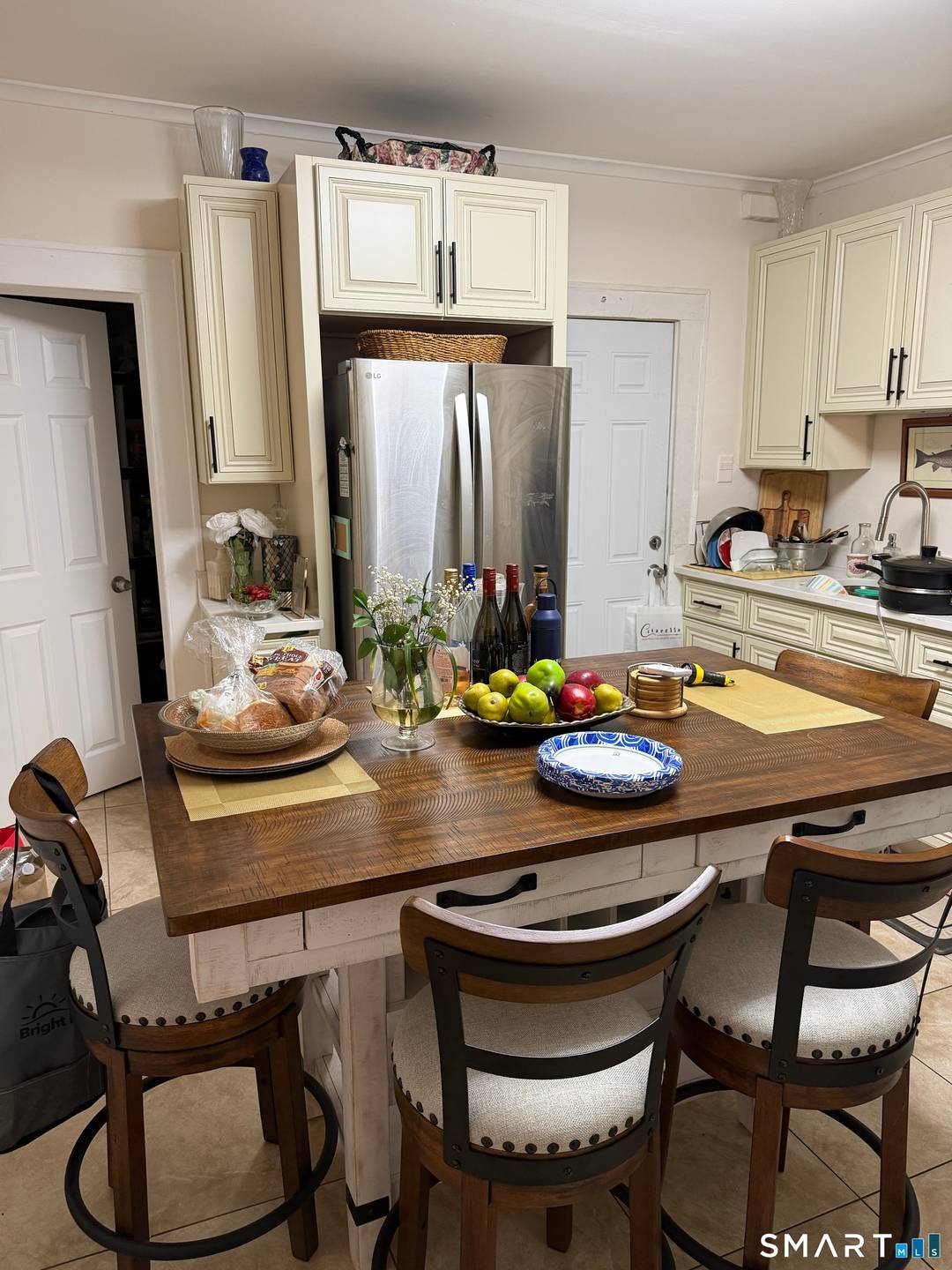 Spacious two family home offering 7 total bedrooms and endless potential !