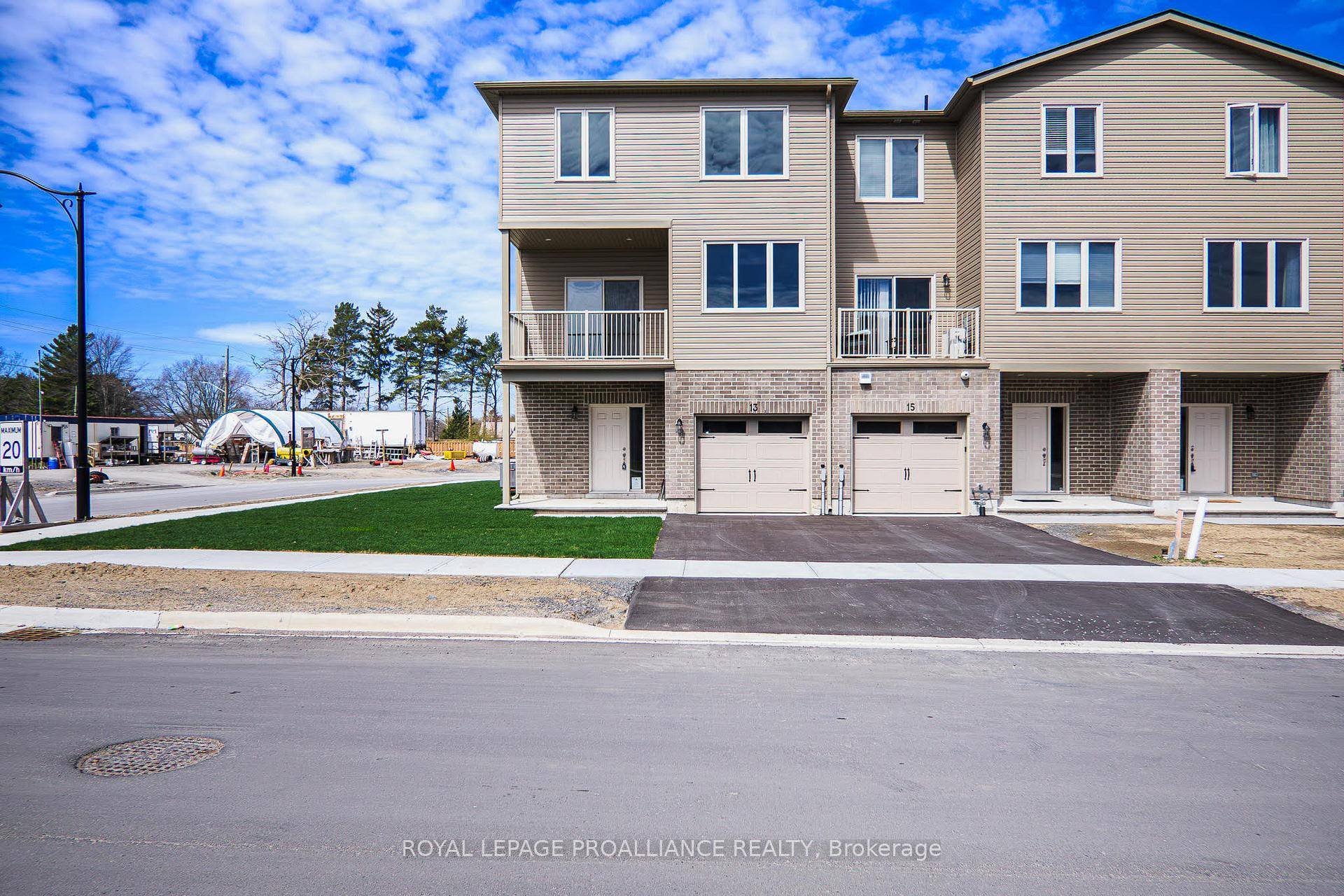 For Lease. Stunning Brand New End Unit Townhouse in Picton, Ontario !