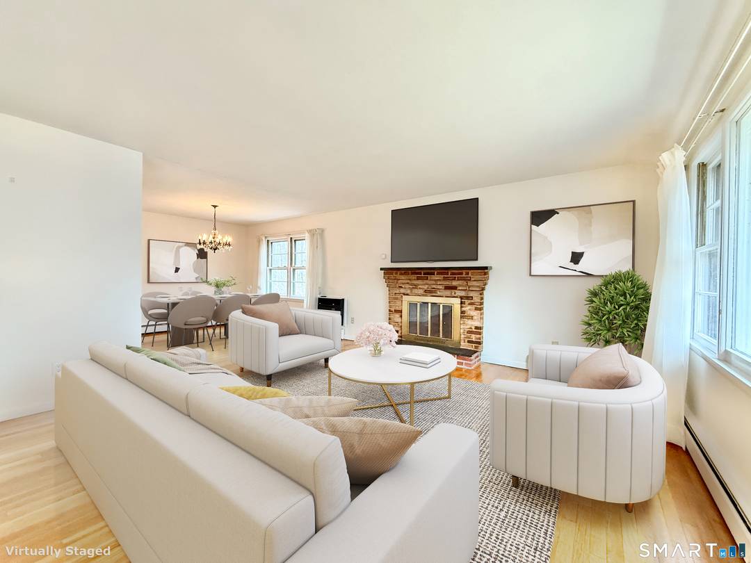 Nestled on one full acre in the picturesque setting of sought after North Stamford, 2408 High Ridge Rd offers a rare opportunity to own a 4 bedroom, 2.