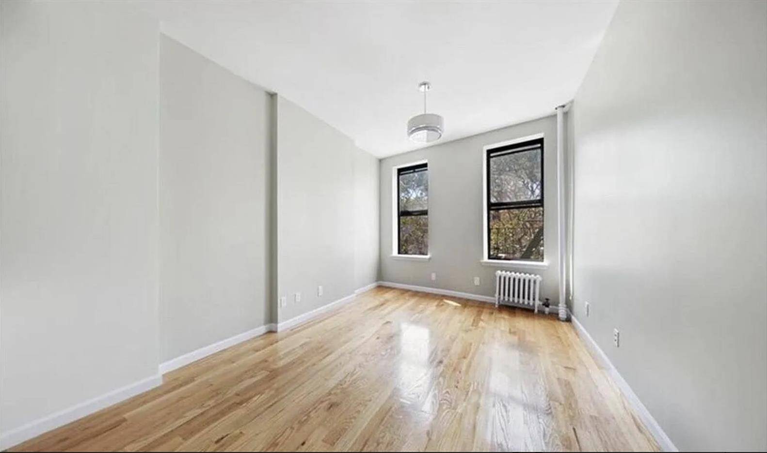 Brand new renovated. Open sky view directly across a park.