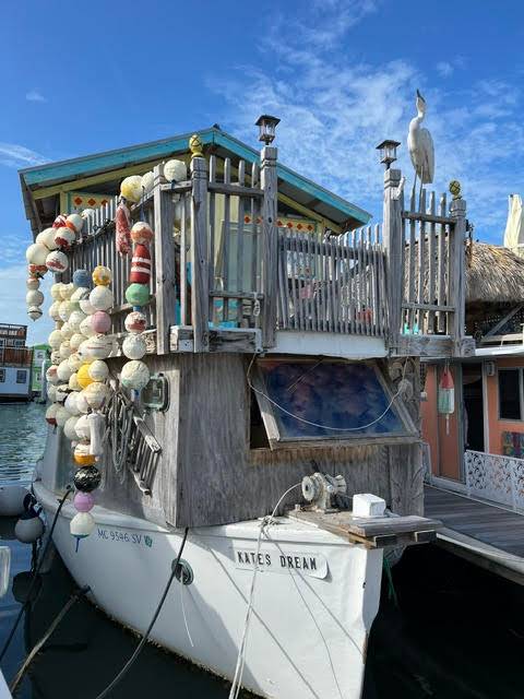 Custom made 38' houseboat on 1964 Navy Launch.