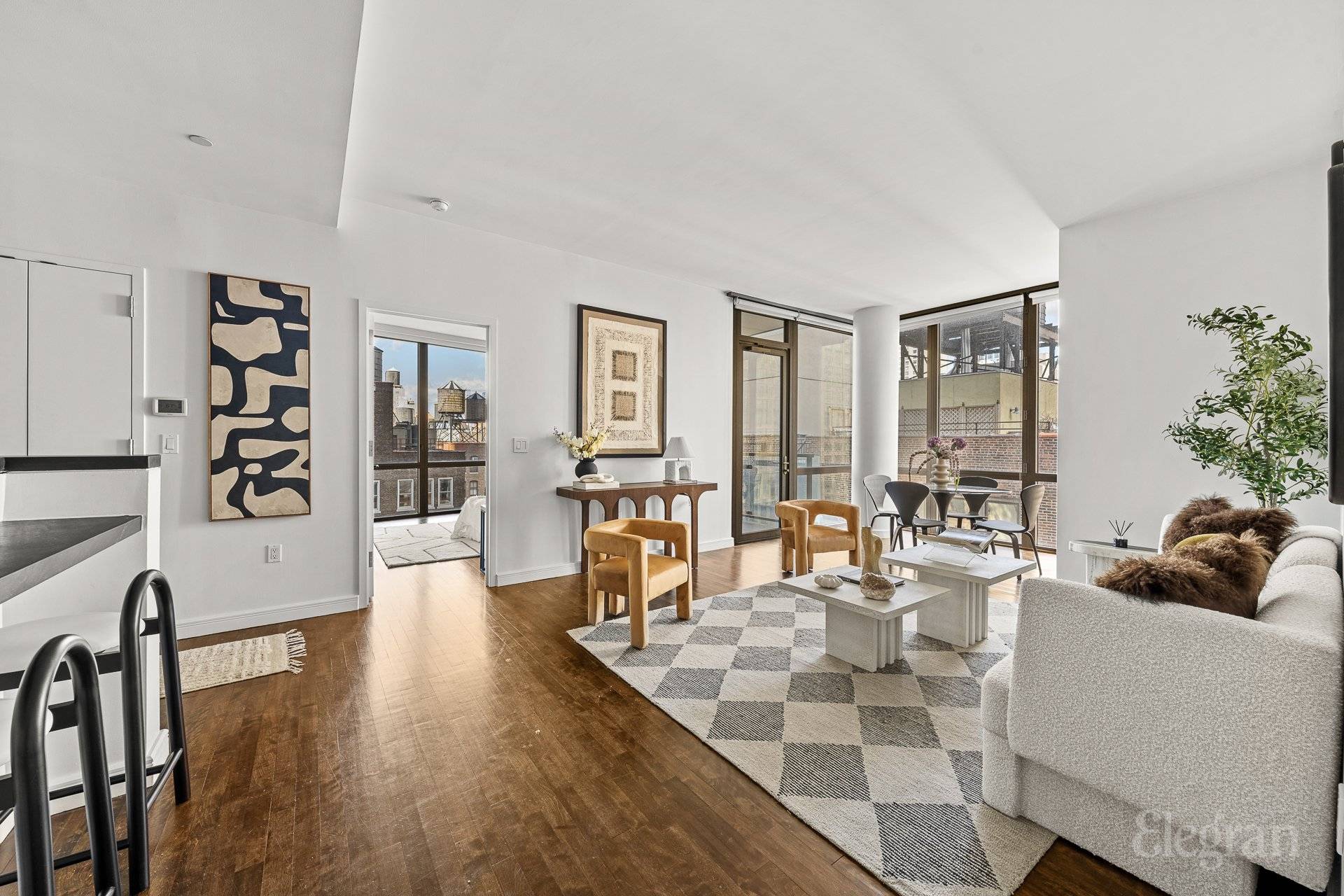 Experience luxury living in this stunning 2 bedroom, 2 bathroom home at the Chelsea Stratus, a premier full service building in the heart of Chelsea.