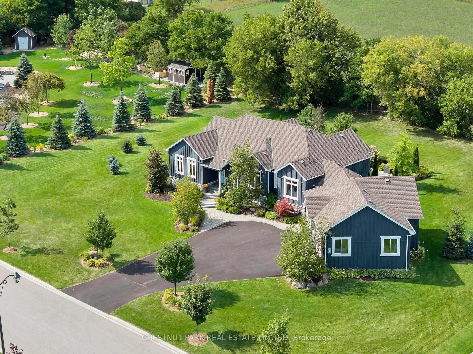 Exceptionally finished custom bungalow features meticulous craftsmanship throughout, and is set on a private cul de sac with picturesque 3 4 acre lot, offering 3 1 beds, 4 baths amp ...