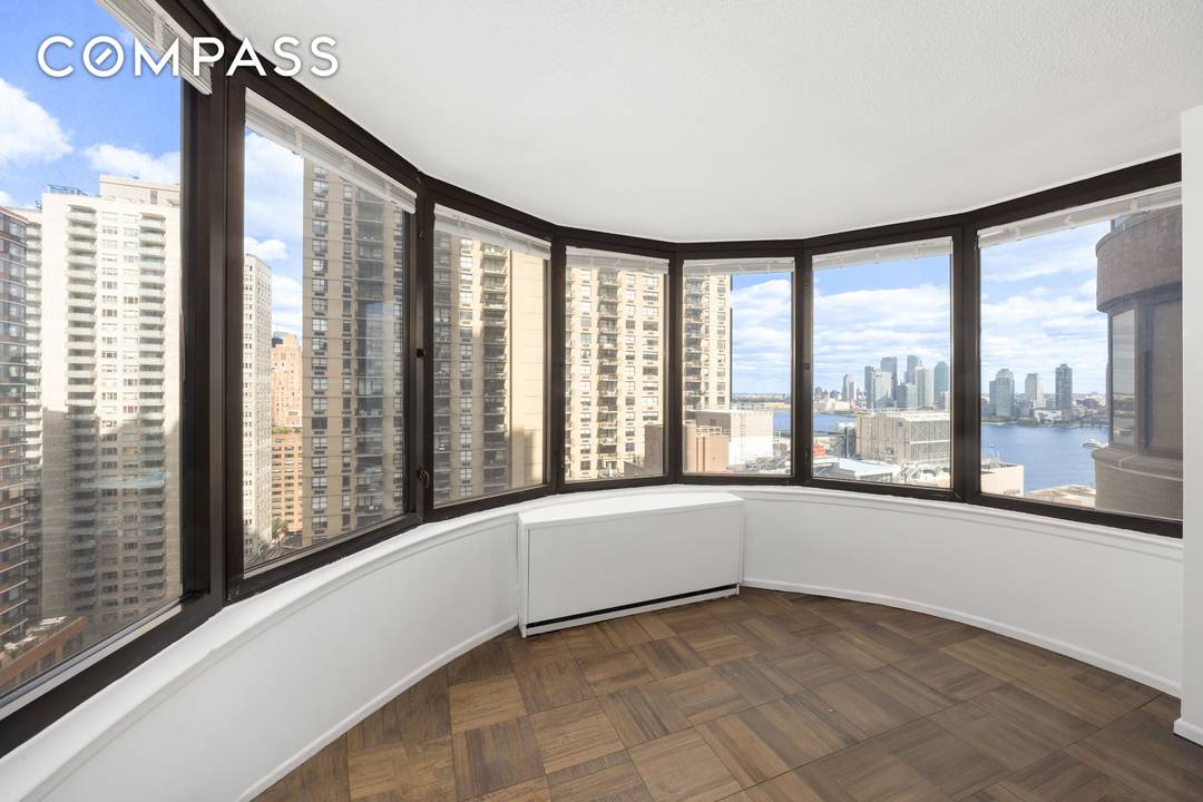 Just listed at The Corinthian Condominium an oversized alcove studio with a smart, open layout and a bright, inviting feel.