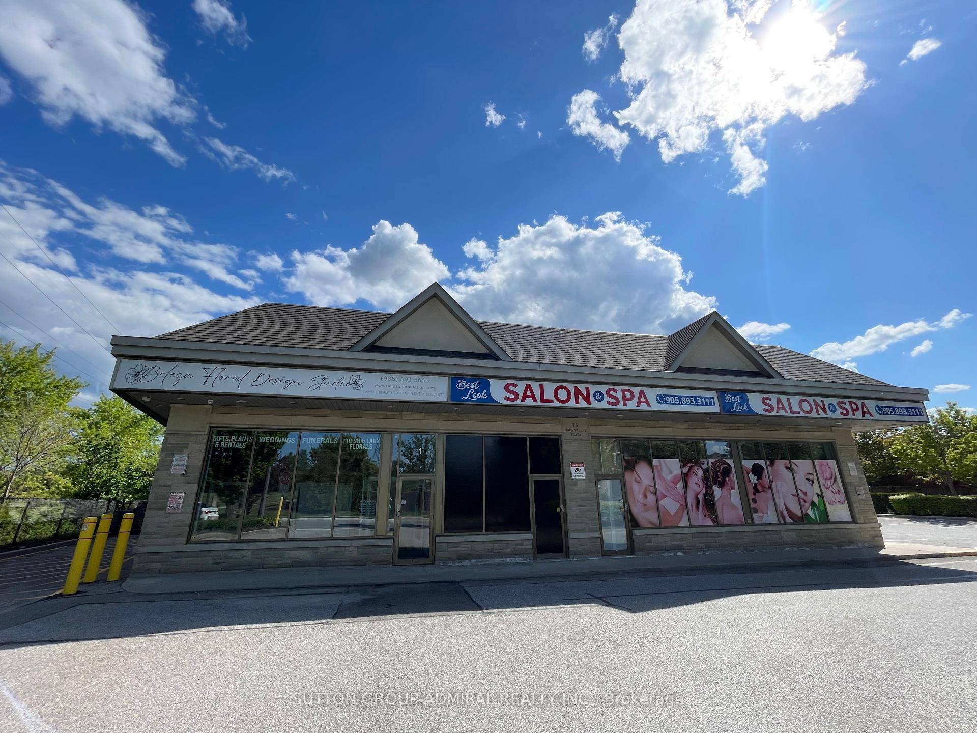Amazing Opportunity To Lease A Bright Corner Unit In A Well Maintained Plaza Located In High Density Residential Area Just North Of Rutherford !