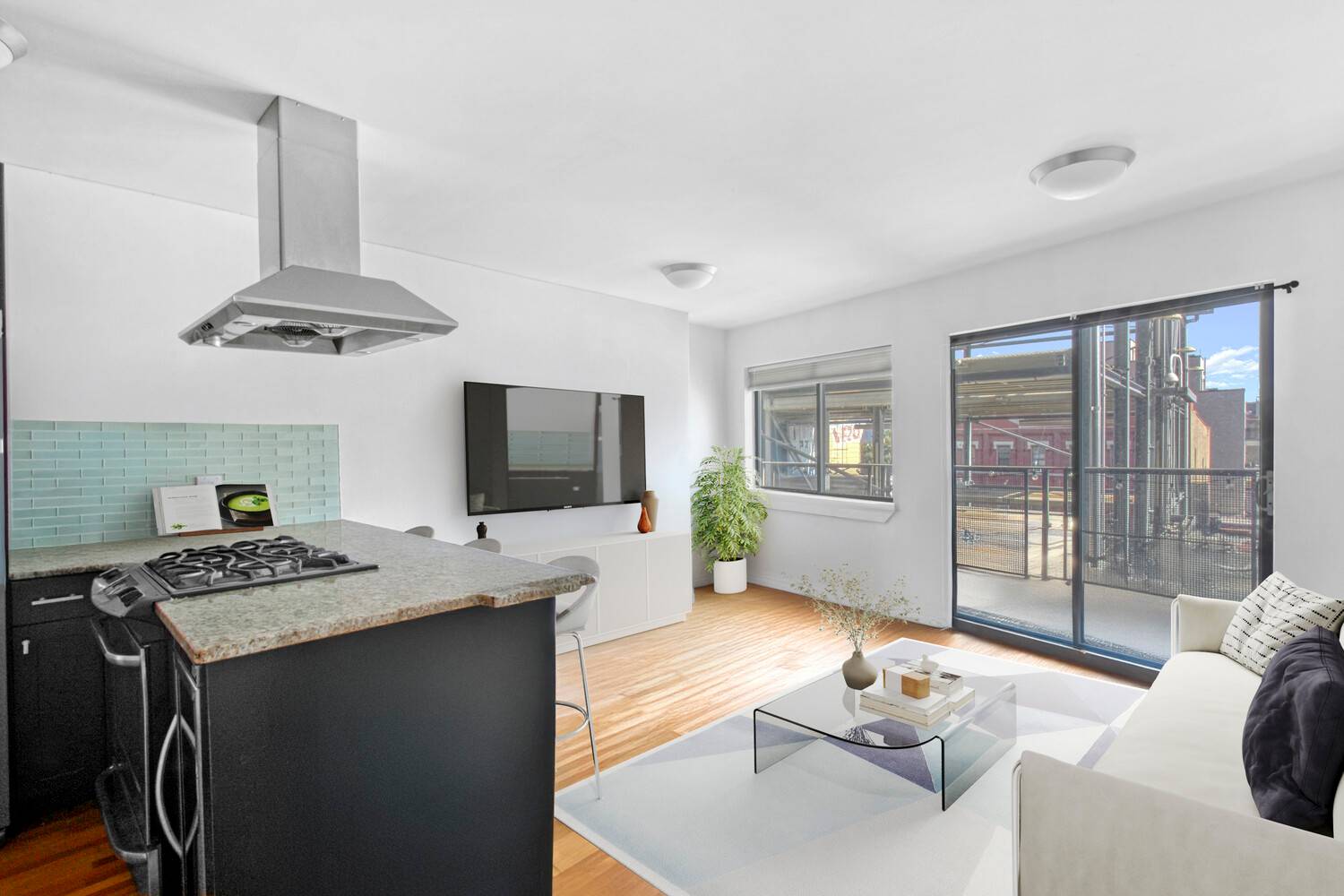 Make this chic 1 bed 1 bath with two private outdoor spaces your new home in Bushwick !