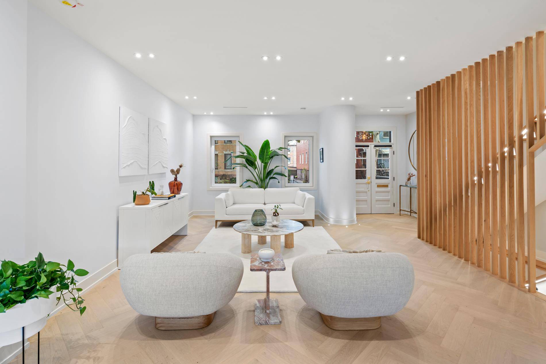 Impeccable designer finishes and Brooklyn charm converge at 18 Orient Avenue, a gut renovated 4 bedroom, 4.