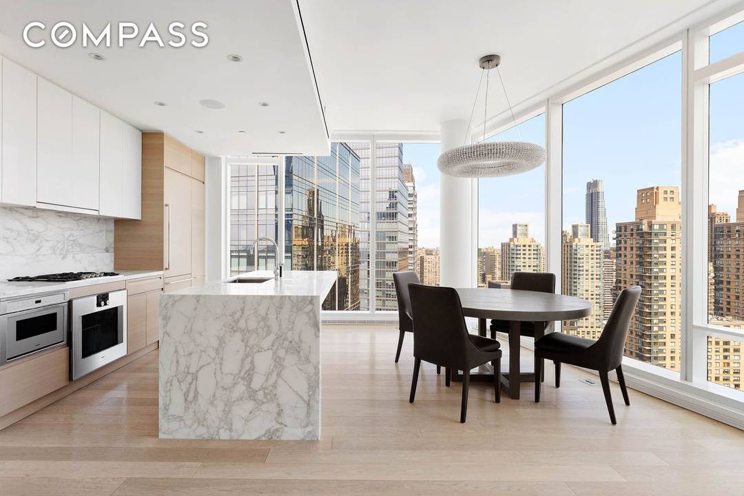 Perched high atop the spectacular suite of lifestyle amenities that make Waterline Square a singular vision of luxury and refinement, Residence 33D is an expansive corner two bedroom apartment with ...