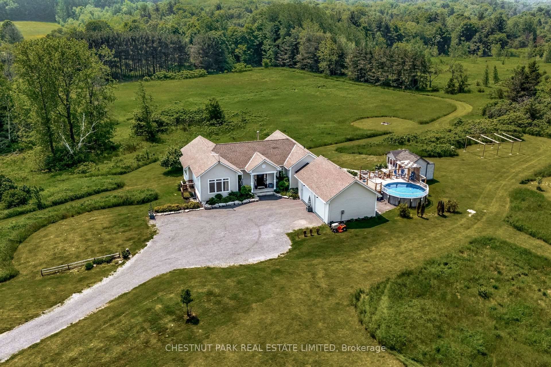 Set across 17 acres with frontage on both County Road 10 and St Philip Street in Milford, this exceptional estate offers a masterfully integrated lifestyle in Prince Edward County.