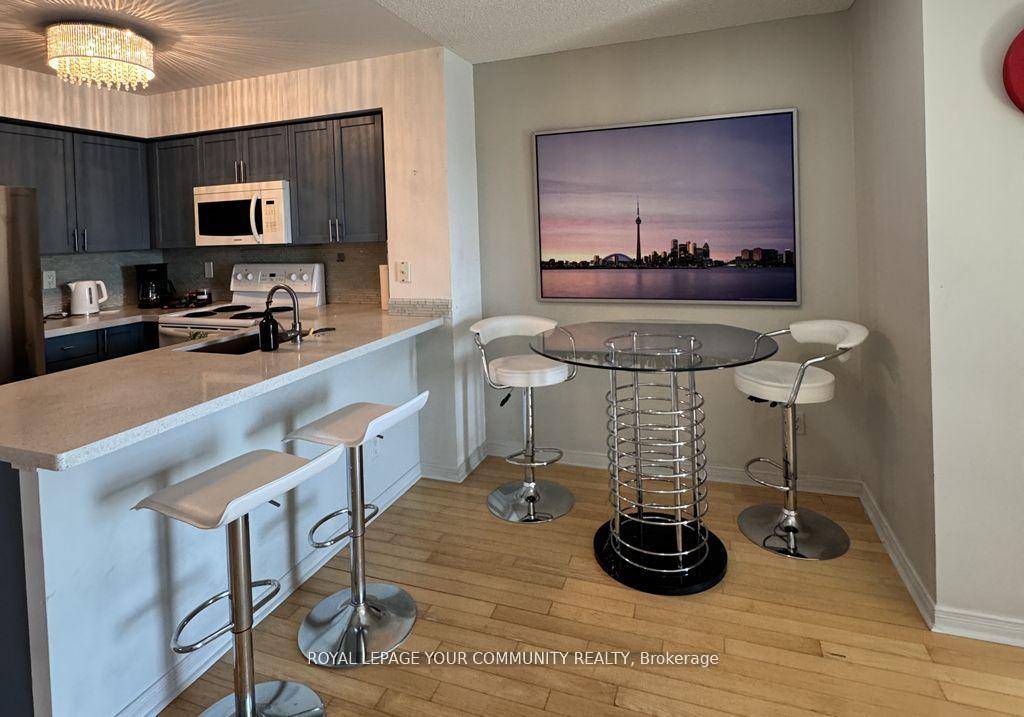 Fully Furnished 1 Bedroom Condo All Inclusive Short Term Rental This fully furnished, all inclusive, l bedroom condo in North York is ready for immediate move in.