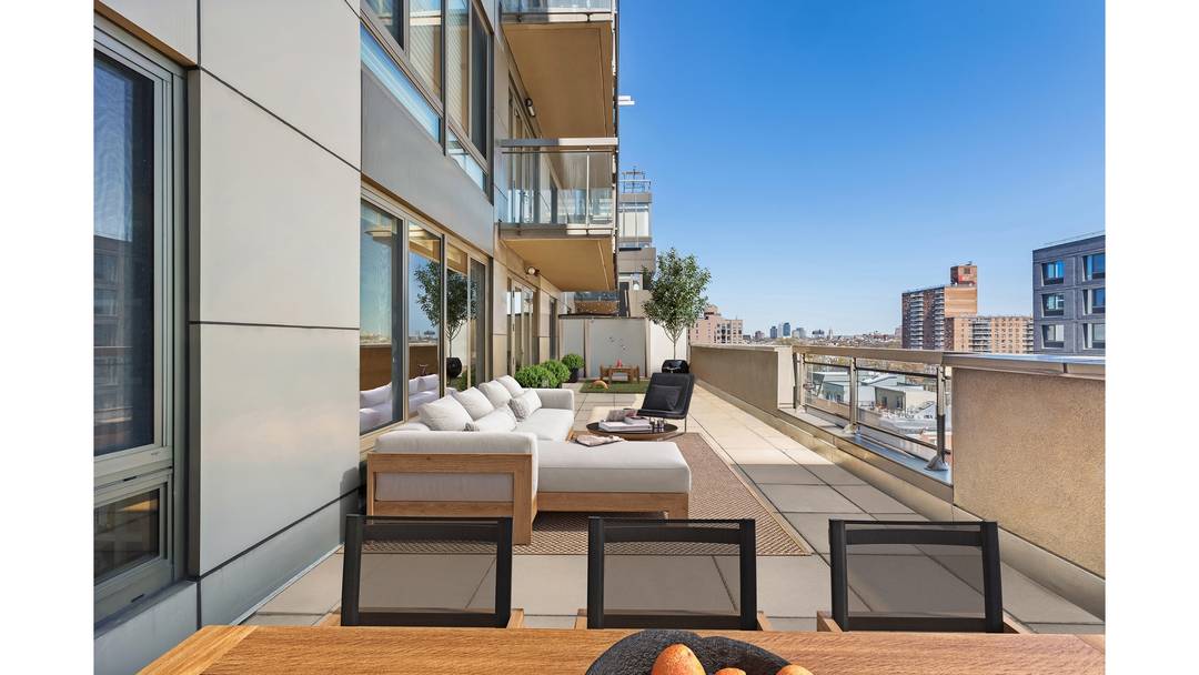 The kind of home buyers wait years for over 1, 500 square feet of indoor outdoor living anchored by a massive full width private terrace that truly expands the way ...