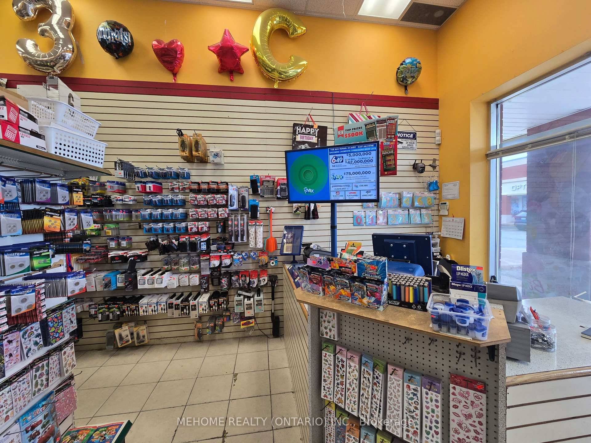 A well established Dollar store is now available for Sale in a prime location in Thornhill.