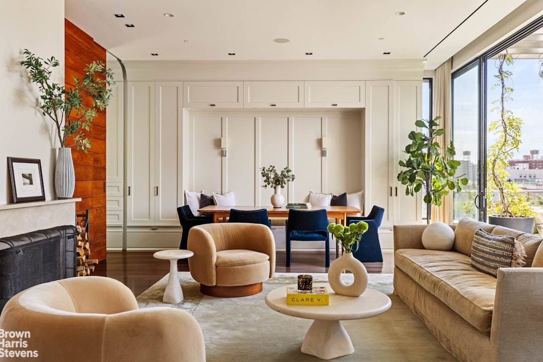 Rarely Available Penthouse Duplex with 3 Private Terraces Roof Deck and 2 Car Garage separate purchase Perched atop a discreet, four unit condominium at the crossroads of Boerum Hill and ...