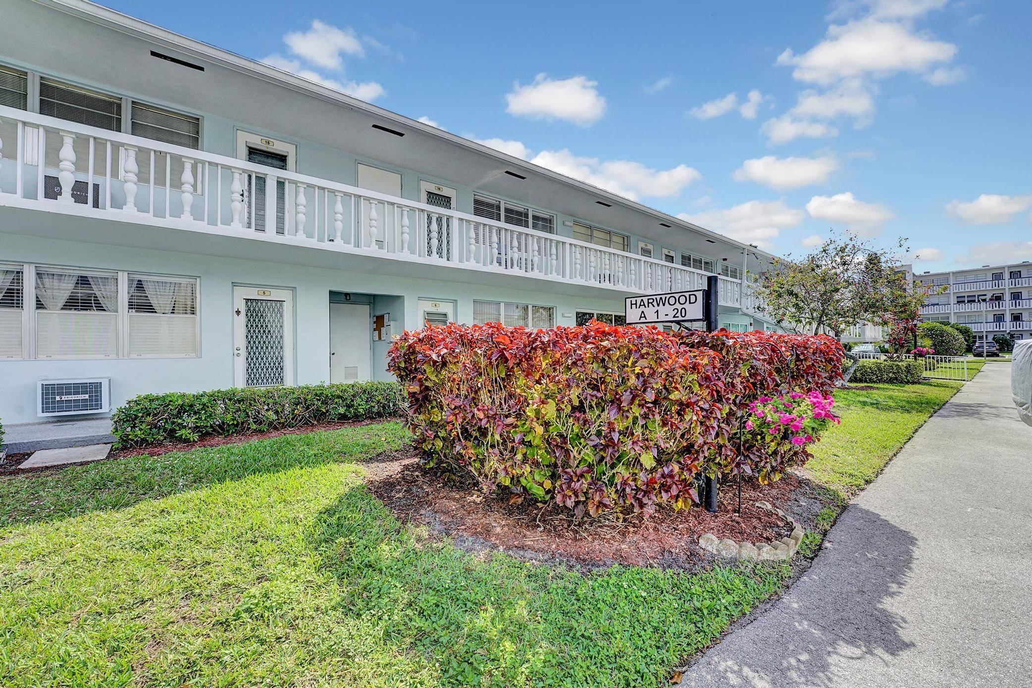Located in Harwood A, Deerfield Beach, this beautifully renovated 1 bedroom, 1 bathroom second floor condo offers breathtaking water views in a highly desirable 55 community.