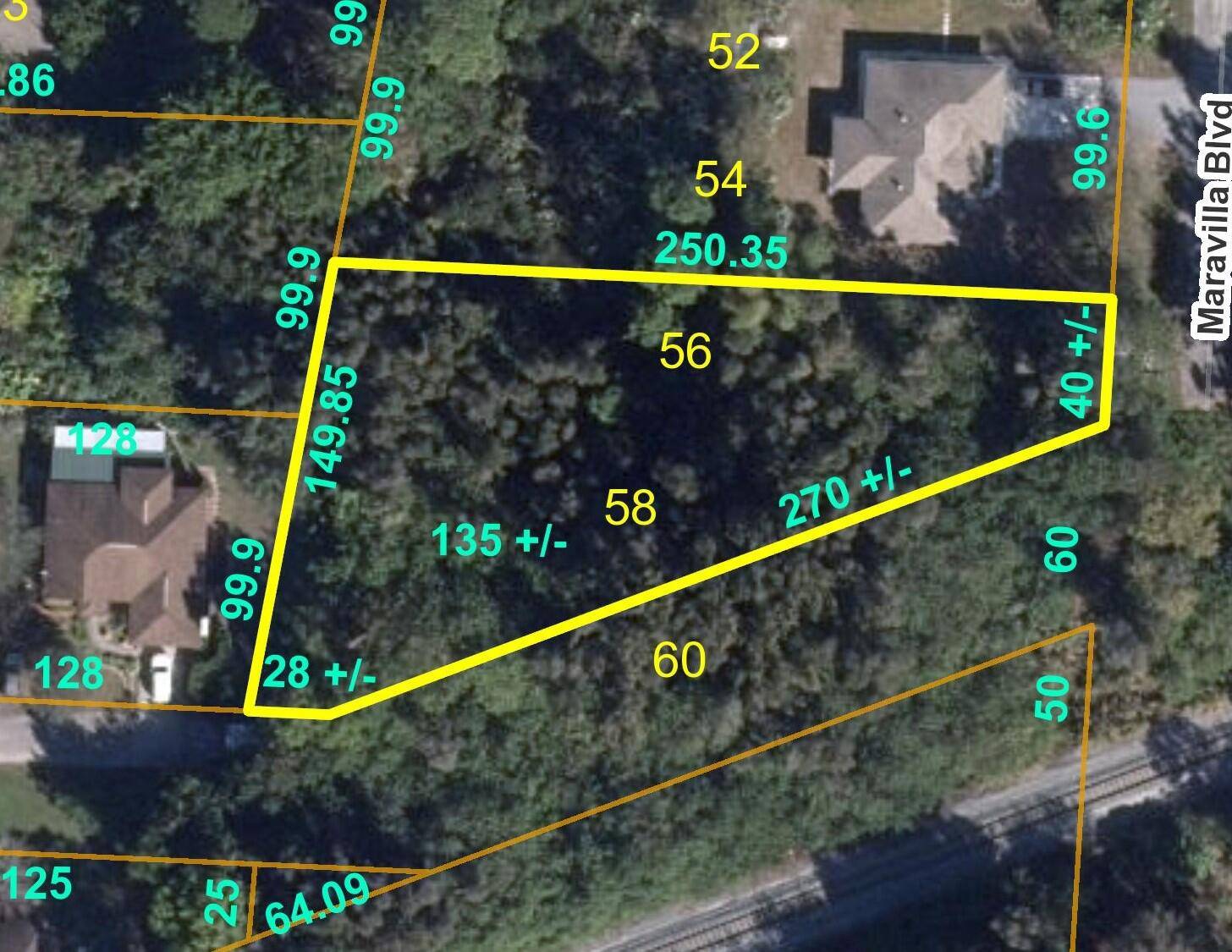 OVER A HALF ACRE 0. 53 Vacant Land, Build your New Home On This Oversized Pie Shaped Lot in the County, County Taxes Only.