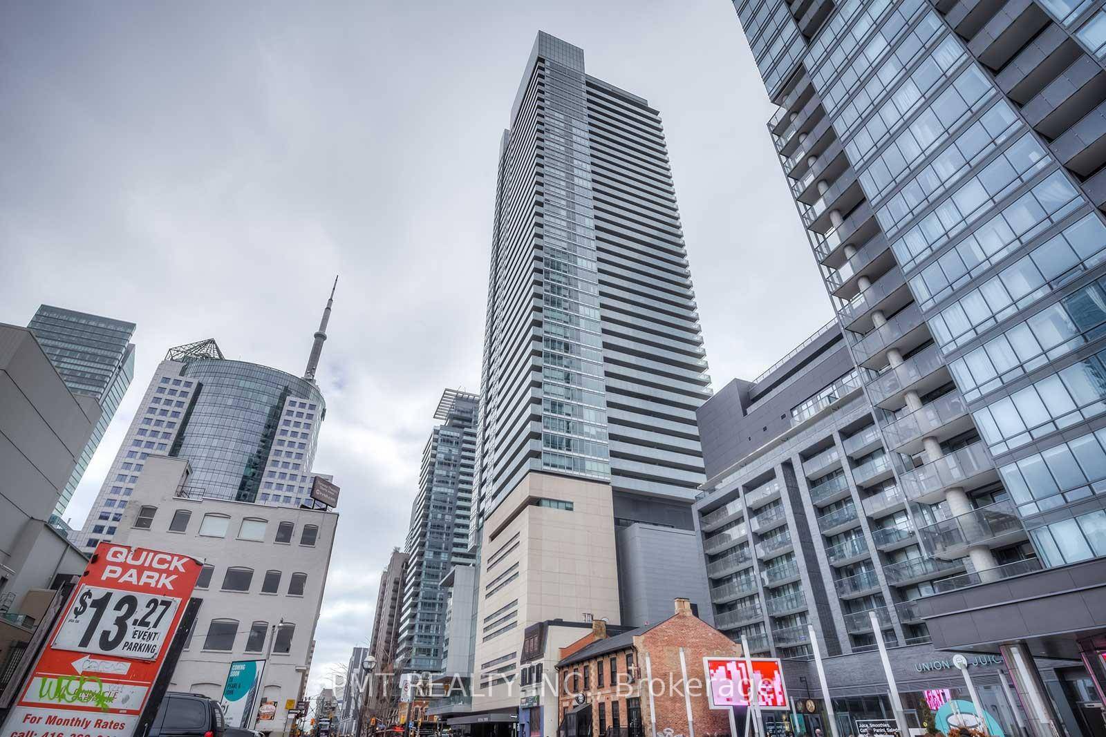 Step into refined city living with this elegant 1 bedroom, 1 bathroom suite at the prestigious Festival Tower, located at 80 John Street in the heart of downtown Toronto.