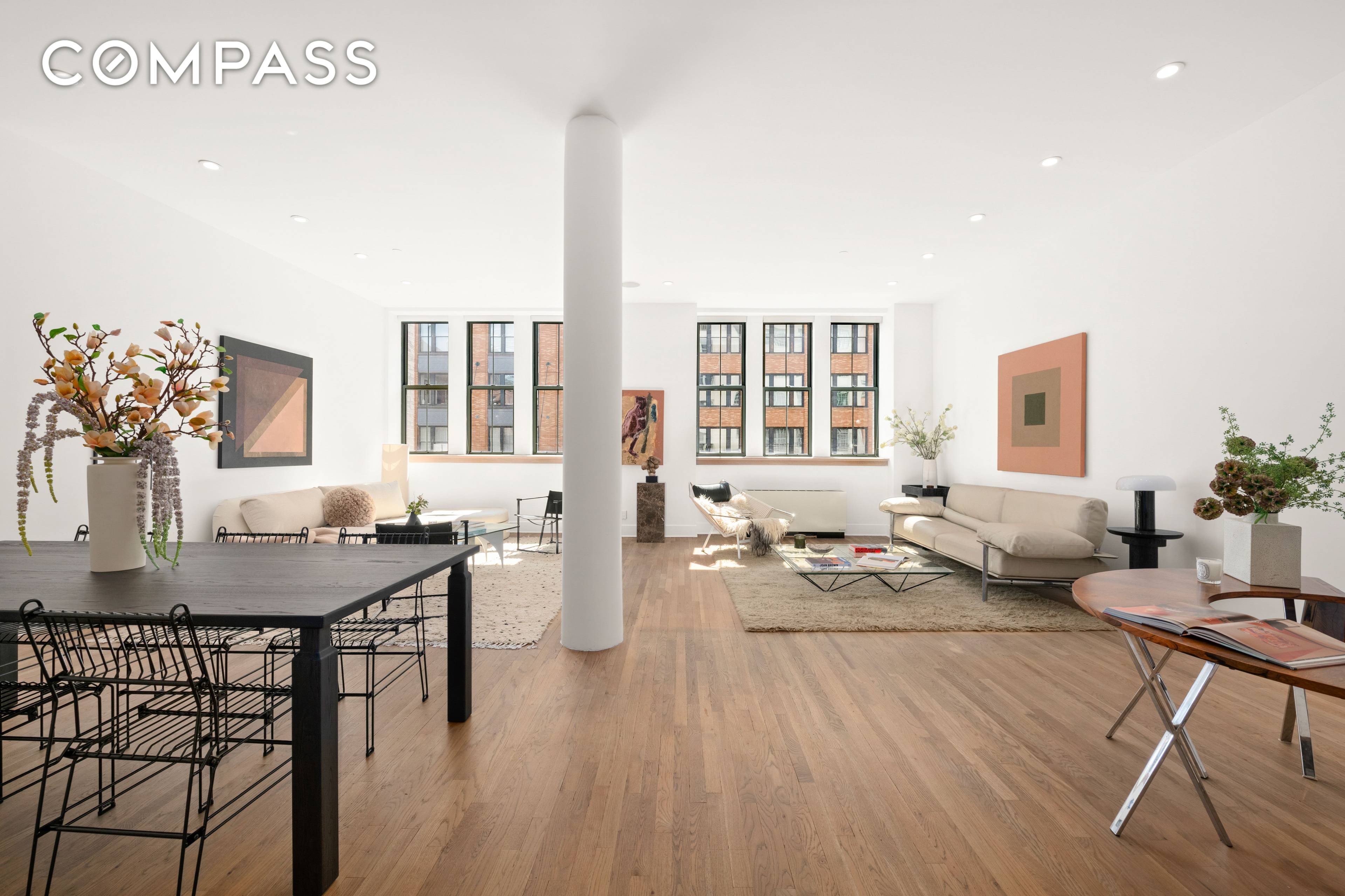 This is a graciously proportioned 2, 450 square foot 3 bedroom, 2 bath loft with 10 8 ceilings and over sized windows.