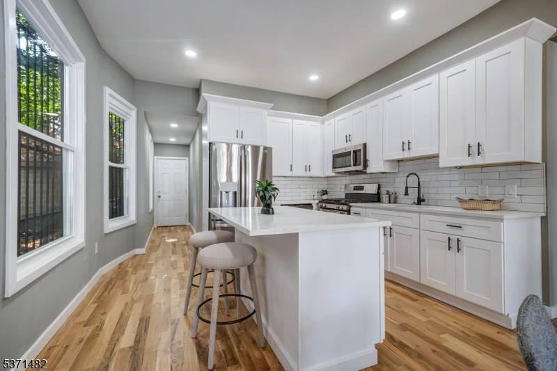 Nestled on a quiet street in Newark.