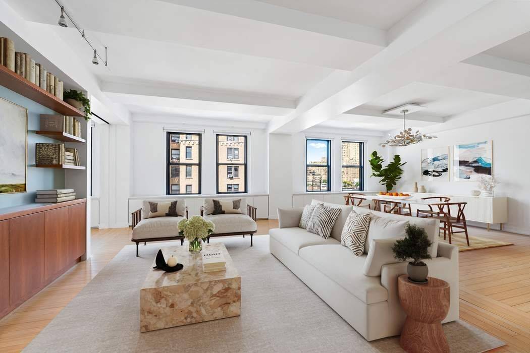 This gracious four bedroom, four bathroom home at 110 West 86th Street offers a rare blend of scale, flow, and light in a full service prewar condominium just one block ...