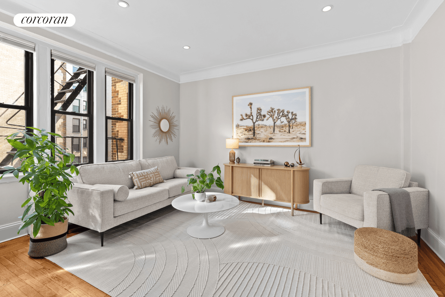 LET THE SUNSHINE IN ! ! Welcome to this sunlit, serene one bedroom, one bath gem in the highly sought after 78 Eighth Avenue.