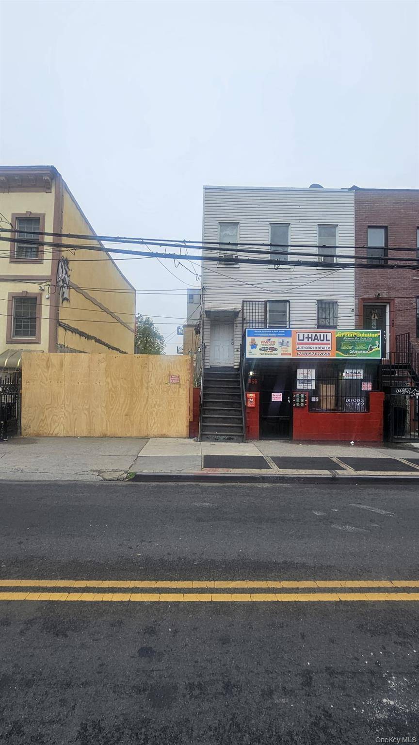. Development Sale 2 story 2 family with storefront, and the next door lot was demolished due to NYC requirements.
