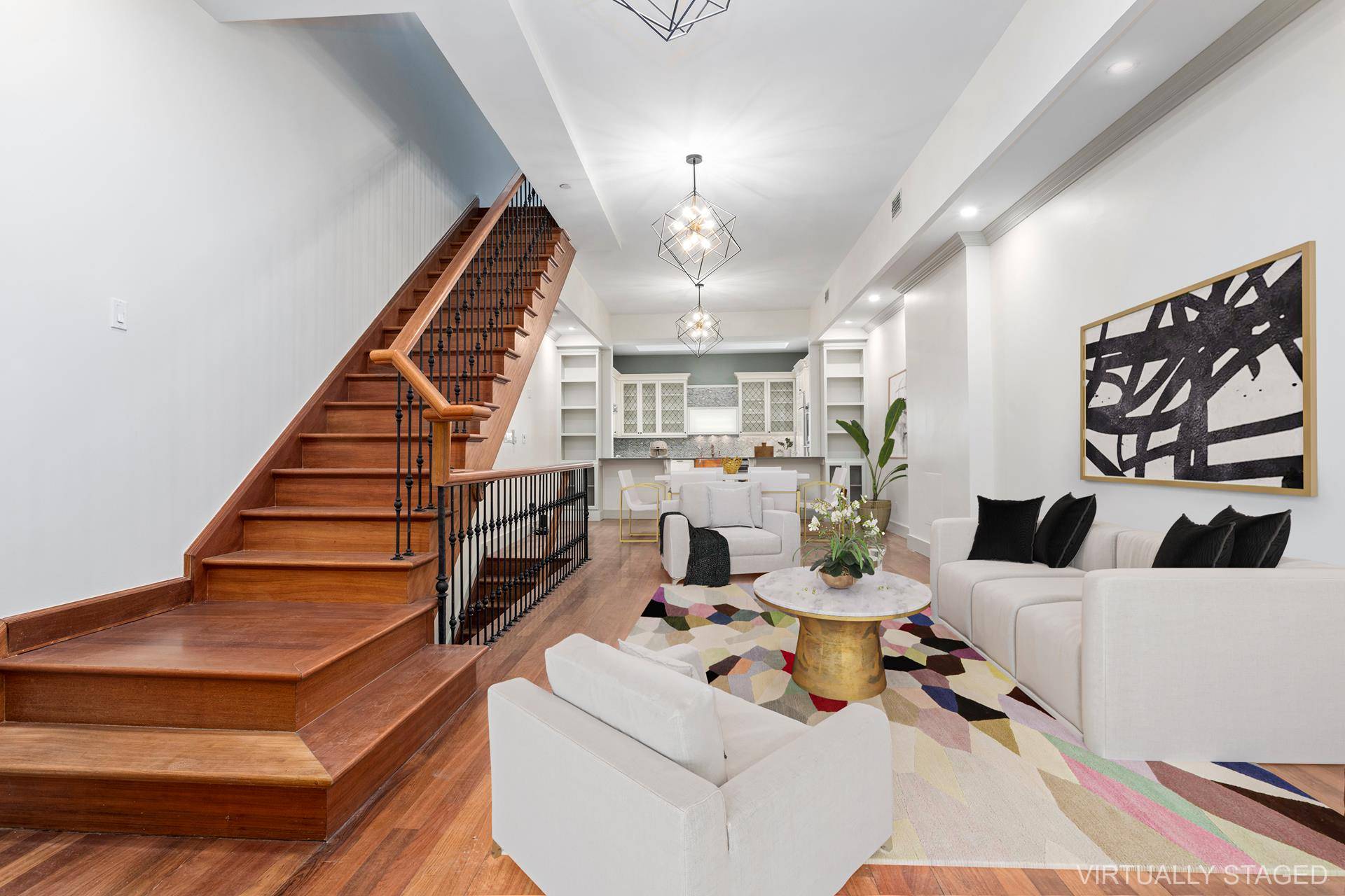 Newly renovated, 1 Centre Market Place is an expansive sophisticated townhome.