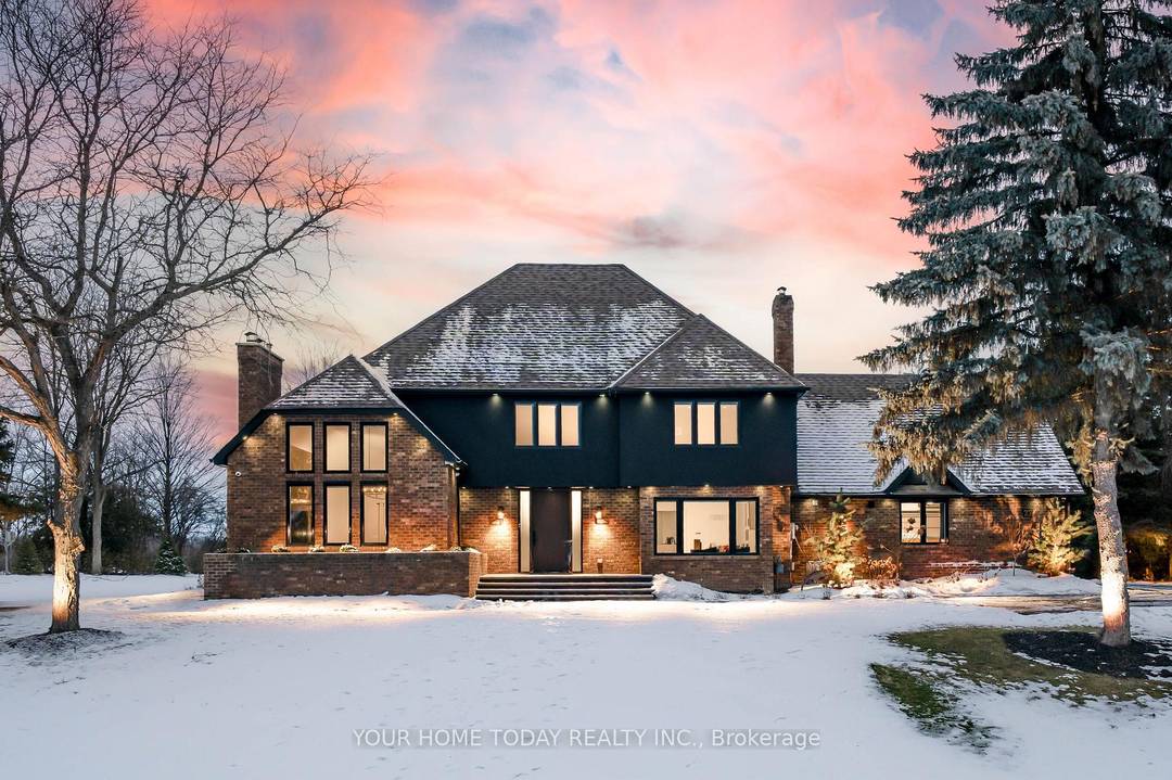 Situated in a quiet executive enclave and set well back from the road on a private and breathtaking, 1.