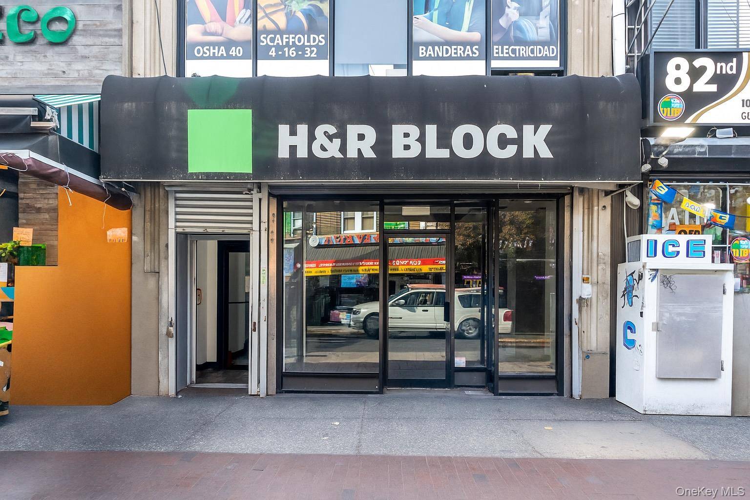 Prime retail space available in the heart of Elmhurst.