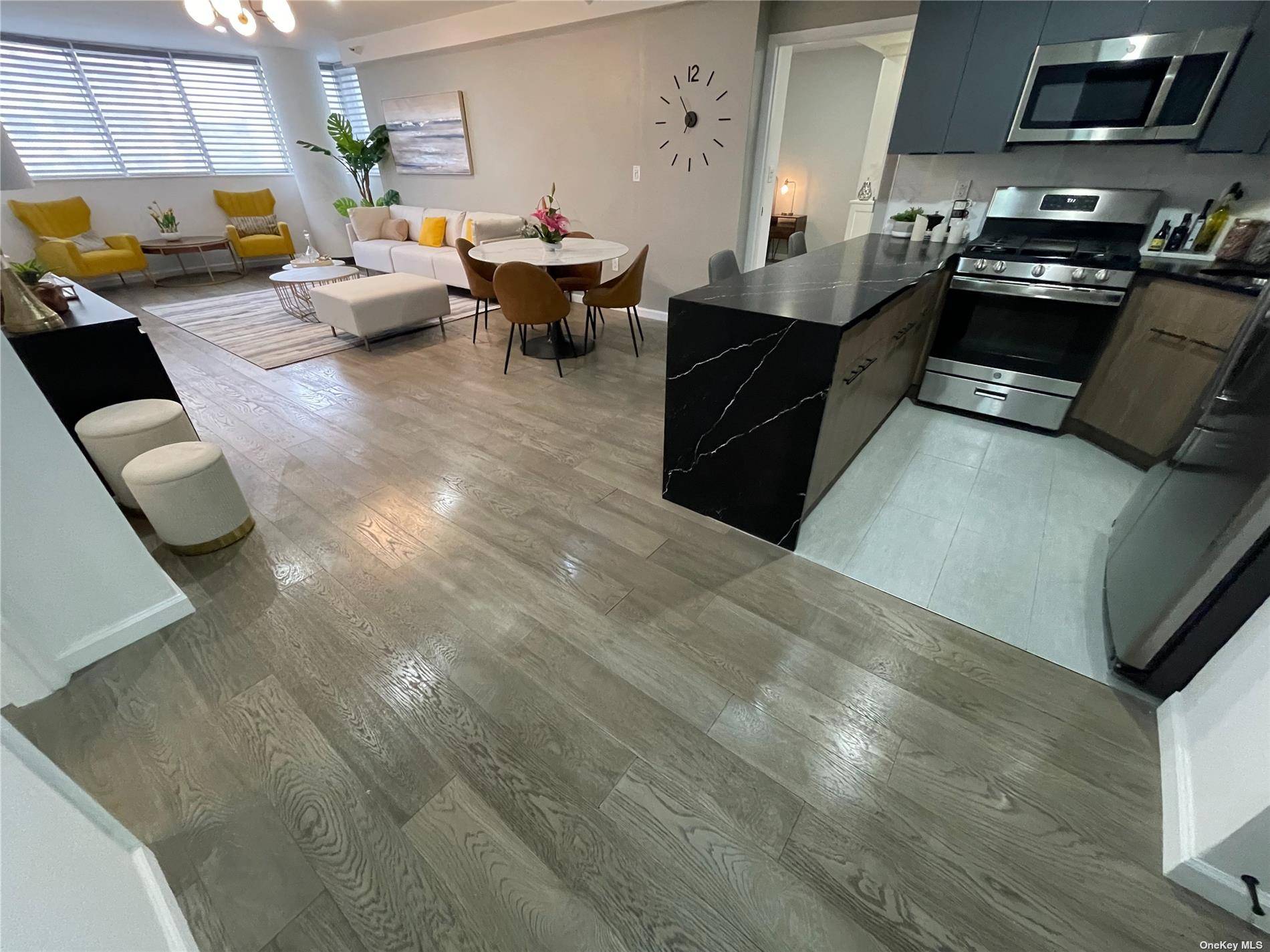 Luxury apartment with two bedrooms and two bathrooms.