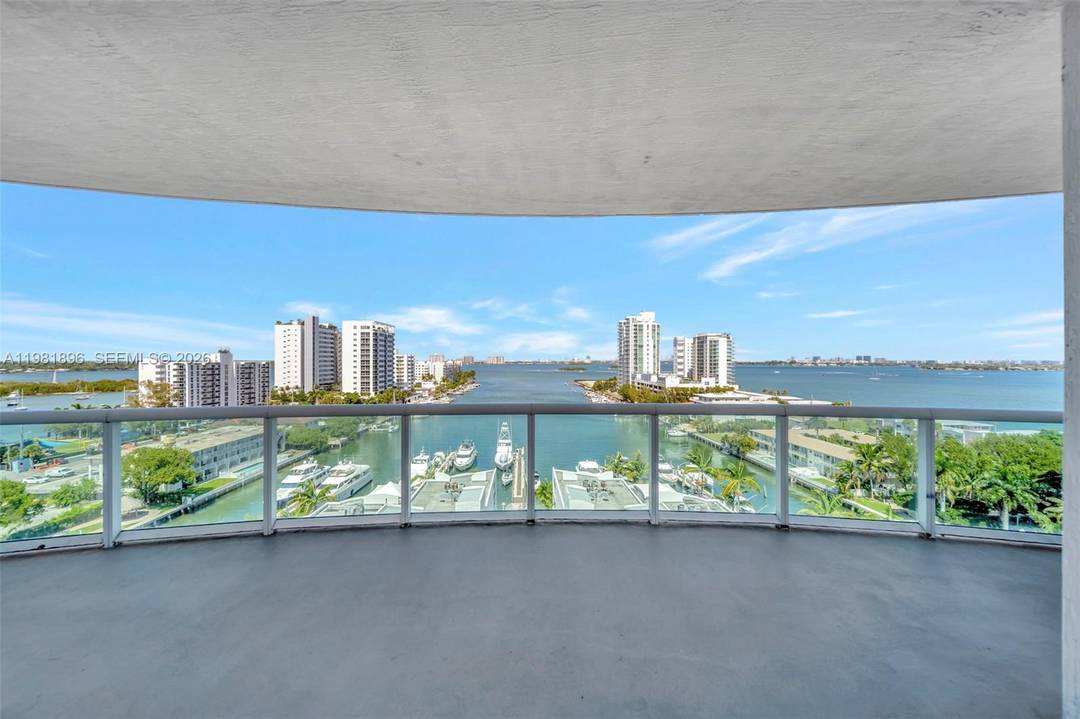 Rarely available 01 Line Panoramic Biscayne Bay views set the tone for this 2 bedroom, 2 bath residence at the sought after 360 Condominium in North Bay Village.
