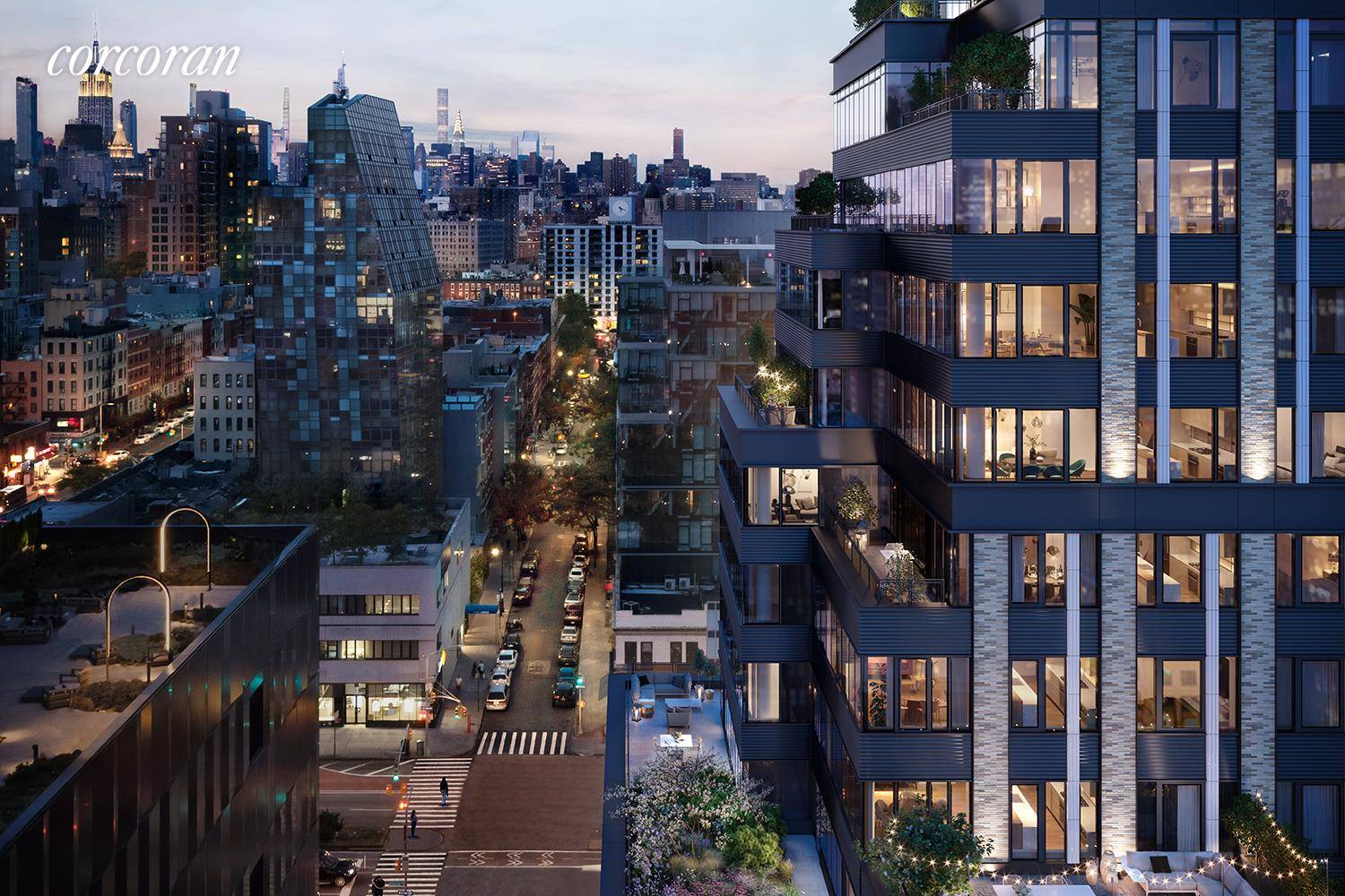 NOW OFFERING IMMEDIATE OCCUPANCY NORTHEAST CORNER POSITION 3 BED 3 BATH WITH MIDTOWN AND WILLIAMSBURG BRIDGE VIEWSSitting at the heart of this authentic and historic New York neighborhood One Essex ...
