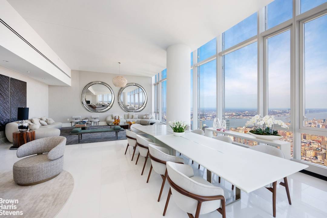 UNOBSTRUCTED views and EXTRA high ceilings.