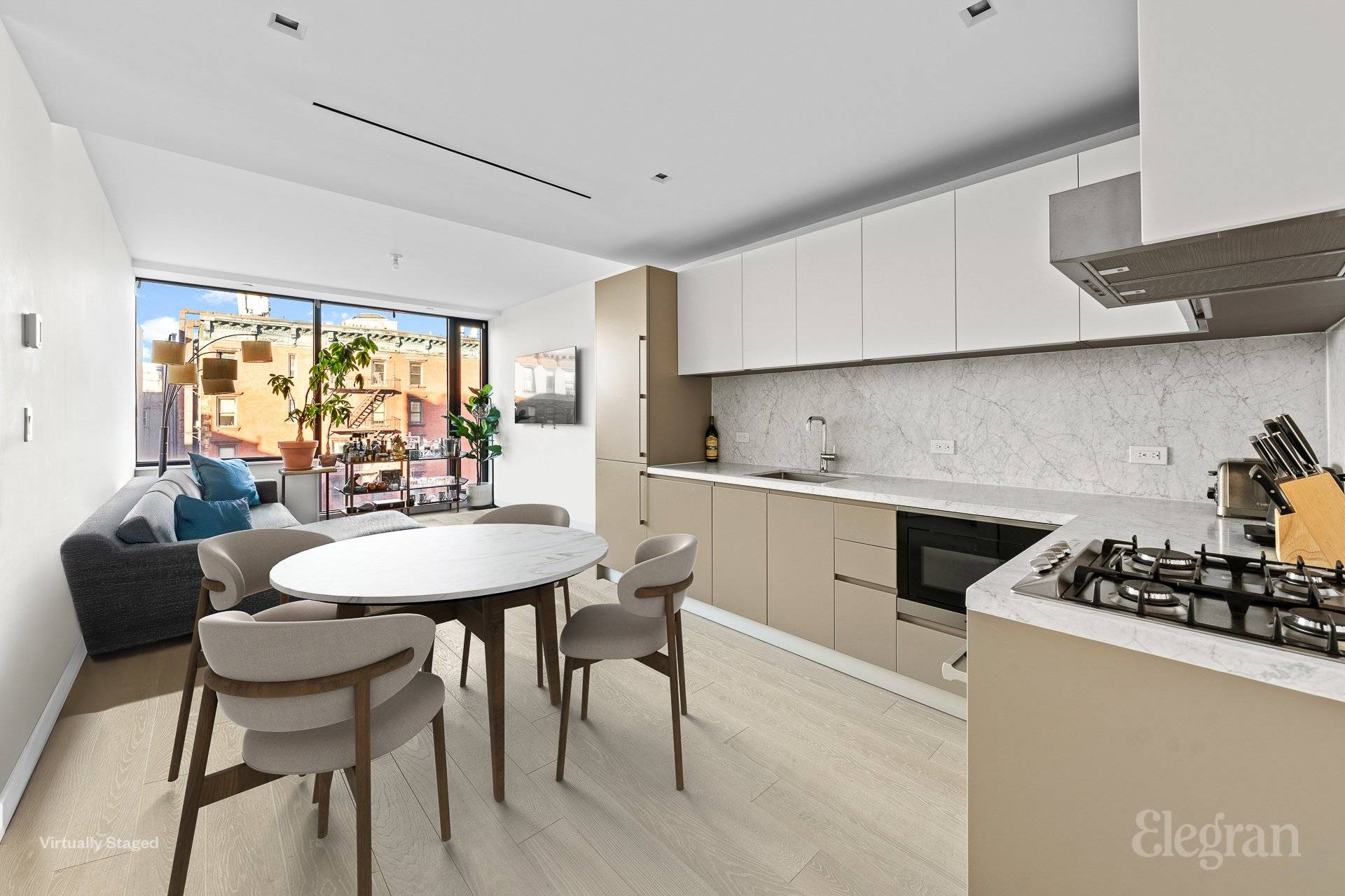 Experience modern Italian luxury at 75 First Ave, Residence 5C a perfect blend of style, comfort, and convenience.