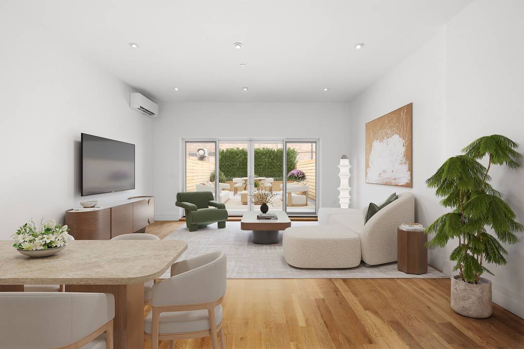 The Garden Residence at 254 West 88th Street 1 is a beautifully crafted duplex townhouse style home offering approximately 1, 635 square feet of total living space, along with 516 ...
