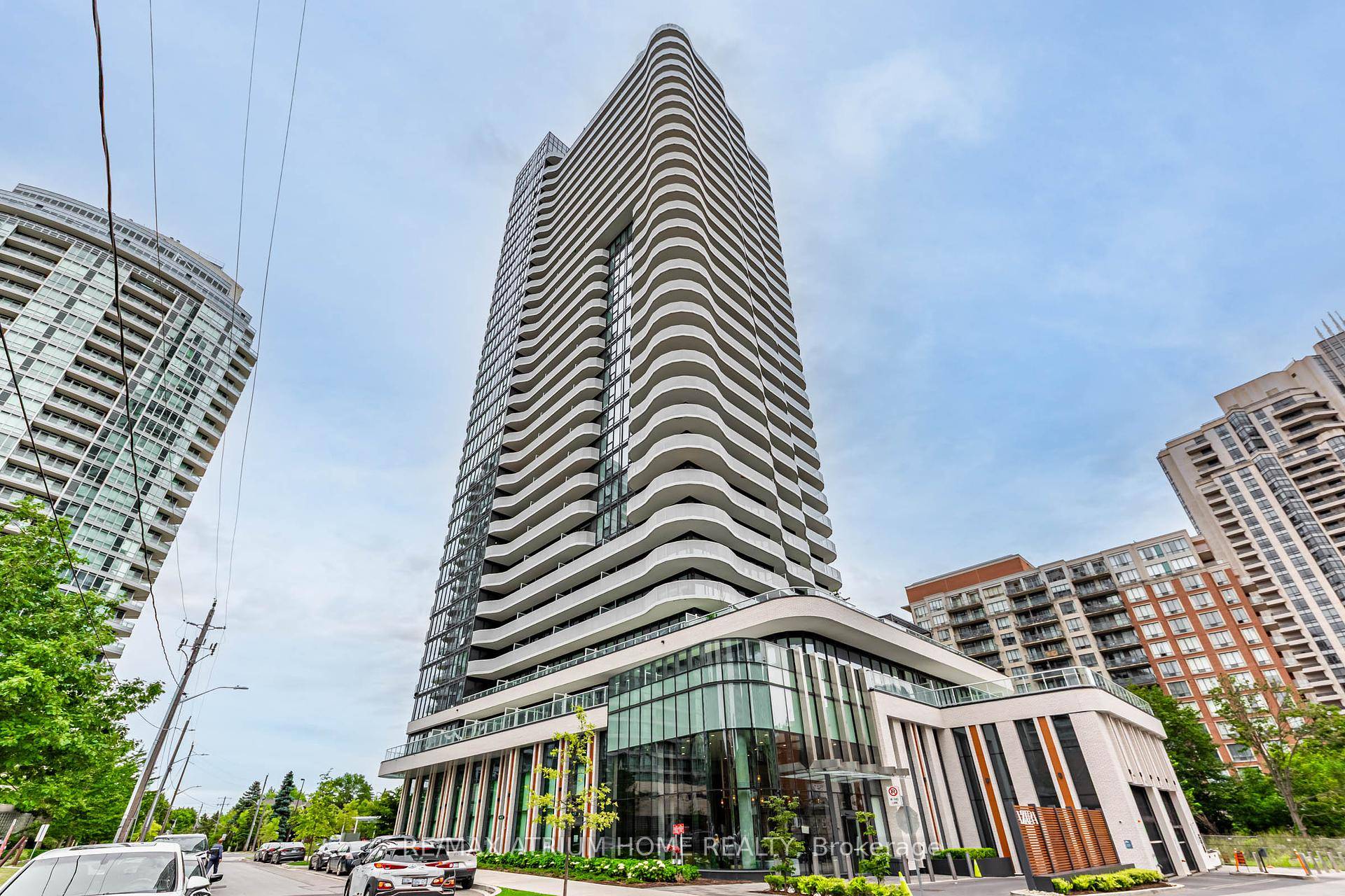 Welcome To Azura Condos. Newly One Bedroom Unit Features Spacious Balcony, Unobstructed Stunning East View, Floor To Ceiling Windows.