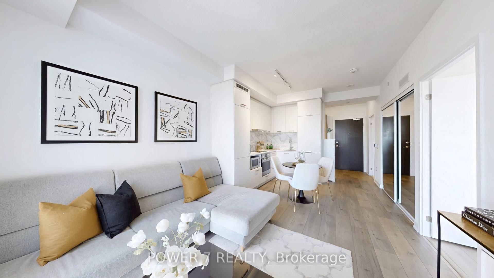 Welcome to Luxurious 1 Bedroom Den, 1 Bathroom Unit In Mobilio Condos on the 15th Floor by Menkes.