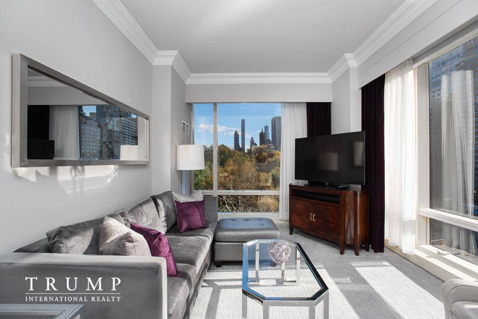 Beautiful 2 bedroom 2. 5 bathroom hotel condominium corner unit at Trump International Hotel offering a flexible owner use policy.