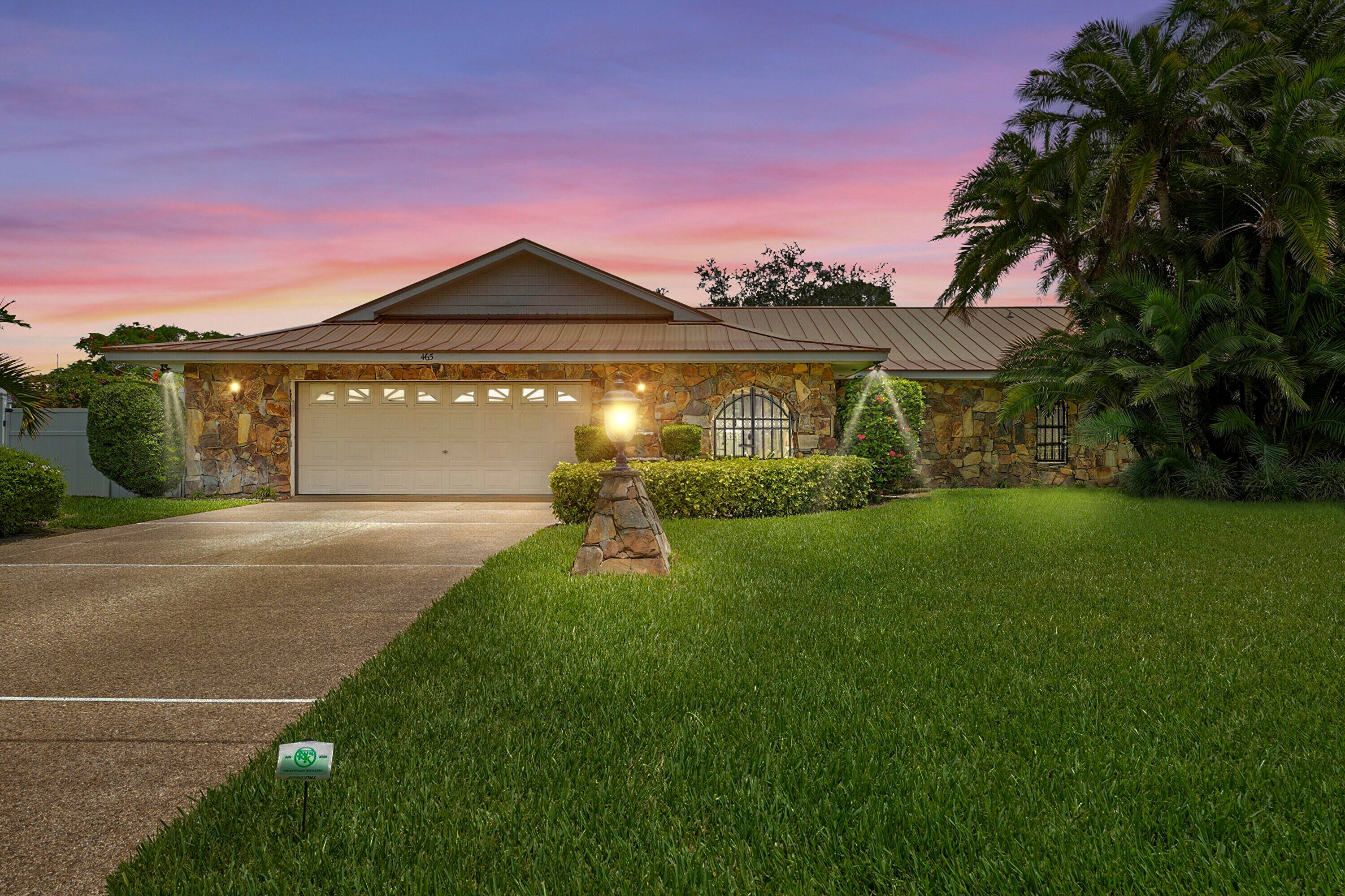 This timeless, custom built, waterfront pool home is truly one of a kind.