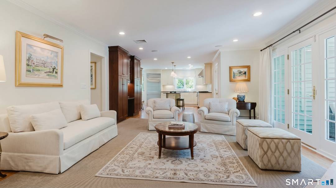 Tucked away at the end of a quiet cul de sac known as Tokeneke Ridge, this impeccably maintained 4 bedroom, 2.