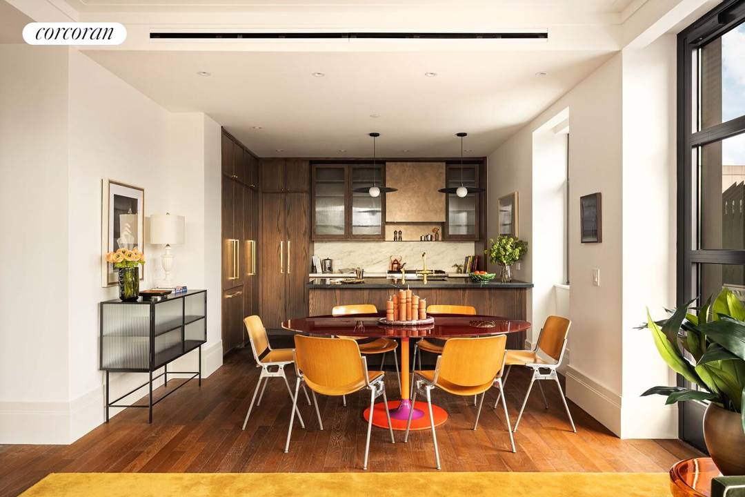 Unit 4A is a one of kind oversized three bedroom home facing Northeast with protected RIVER and PARK views and a 349 SF private terrace perfectly placed off the living ...