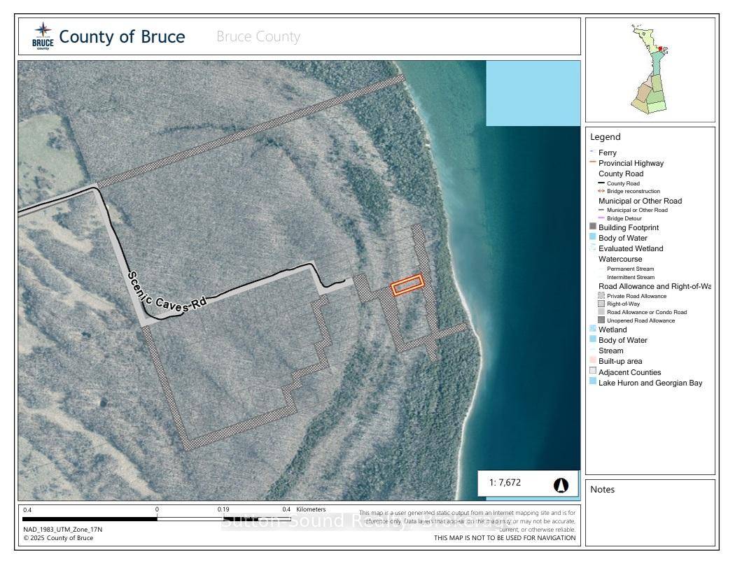 Discover your private slice of nature with this spacious 94ft x 280ft vacant lot, perfectly situated near the breathtaking Greg's Caves and Bruce Trail.