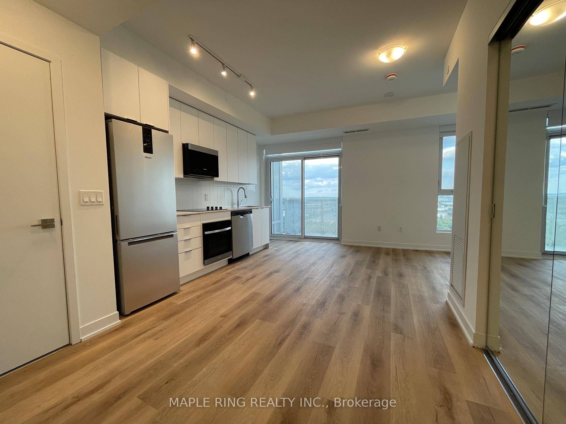 Welcome to the stunning, never before lived in Studio at Abeja Tower 3 with parking and locker.