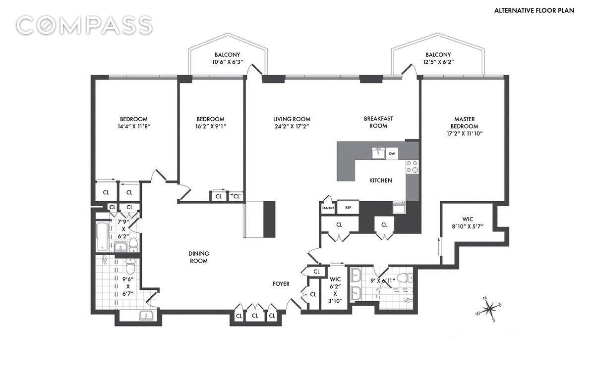 Endless possibilities ! You now have the opportunity to realize the enormous potential of Apartments 4B and 4C and transform them into an expansive corner 3 Bedroom 3 bath home ...