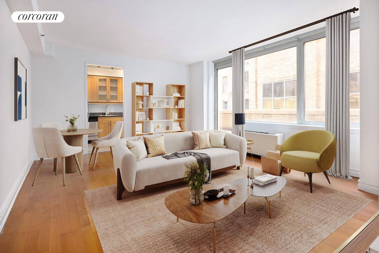 This well proportioned 1 bedroom, 1 bathroom home offers a rare outdoor amenity a private terrace that spans the full length of the apartment perfect for dining al fresco, container ...